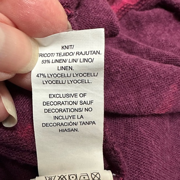 Lucky Brand Short Sleeve Floral Print Boxy Peasant Top Large - Picture 7 of 13